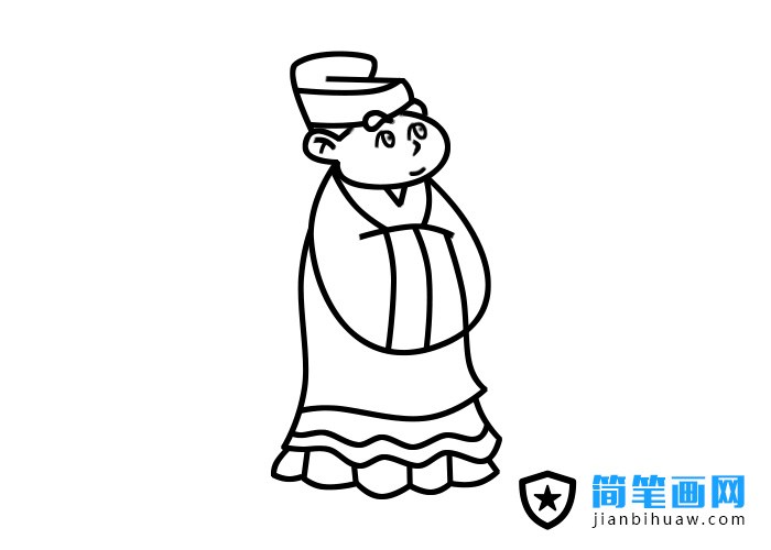 古代人简笔画图片