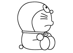 哆啦A梦机器猫简笔画图片