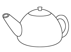 茶壶简笔画图片