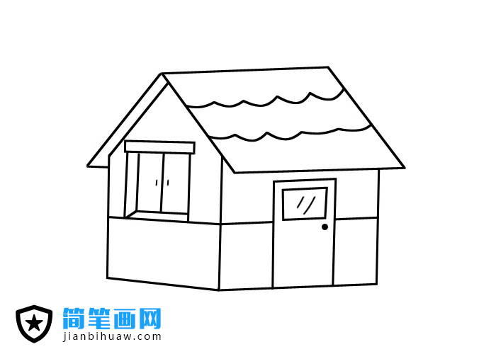 简单的小房子简笔画图片