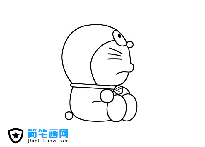哆啦A梦机器猫简笔画图片