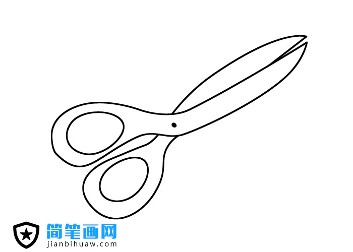 剪刀简笔画图片