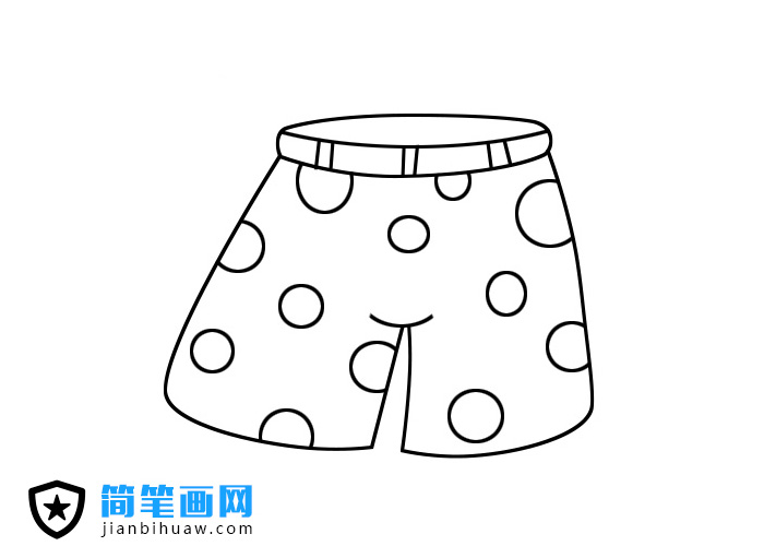 花短裤简笔画图片和步骤