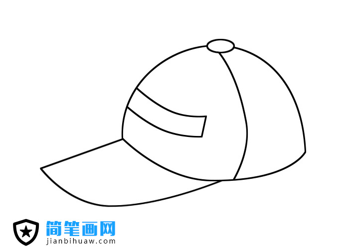 帽子简笔画步骤画法