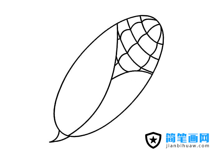 玉米简笔画