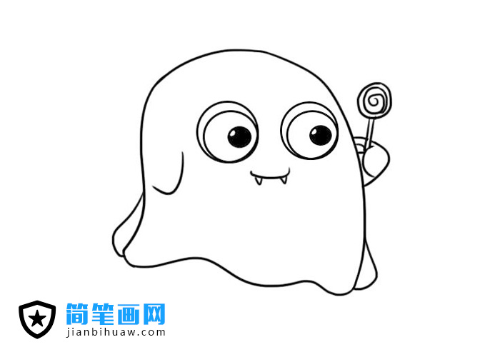 简单好画的小鬼简笔画图片