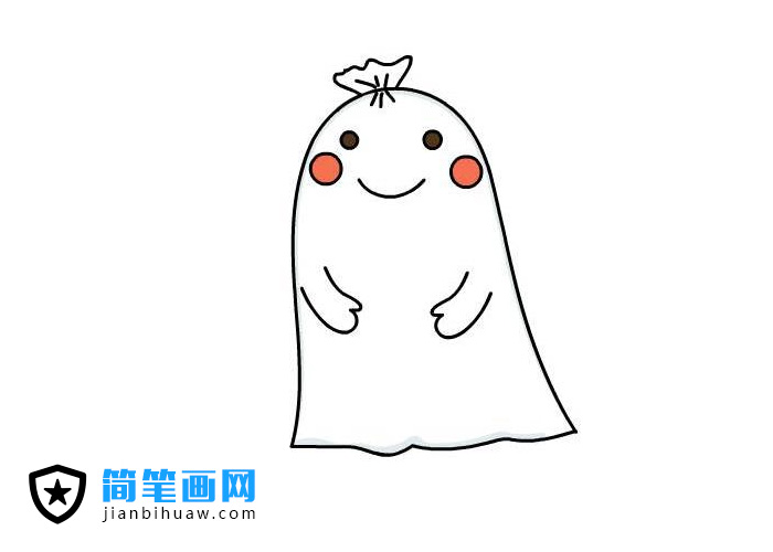 幽灵口袋简笔画图片