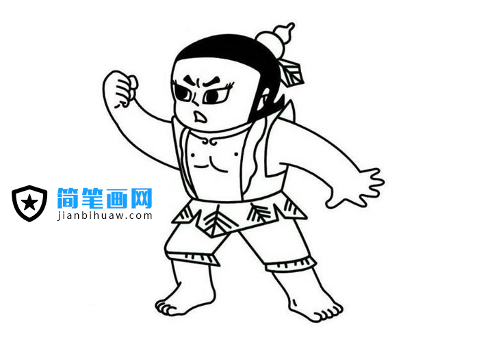 葫芦娃简笔画图片